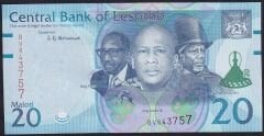 Lesotho 20 Maloti 2021 Çil