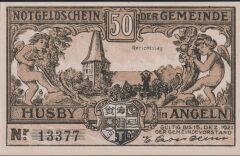 Almanya 50 Pfennig Notgeld 1921 Çil