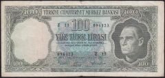 5.Emisyon 5.Tertip 100 Lira Z13 096123 Çok Temiz