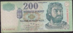Macaristan 200 Forint 2002 Temiz