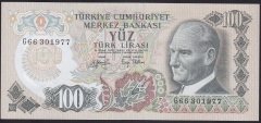 6.EMİSYON 2.TERTİP 100 LİRA G66 301977 ÇİLALTI