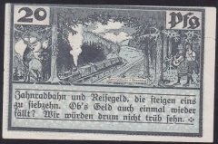 ALMANYA 20 PFENNİNG NOTGELD ÇİL