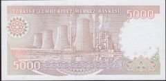 7.Emisyon 4.Tertip 5000 Lira I39 055377 Çilaltı