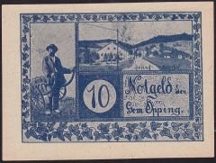 Avusturya 10 Heller Notgeld 1920 Çil