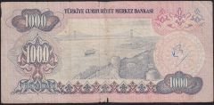 6.Emisyon 1.Tertip 1000 Lira C06 137765 Temiz