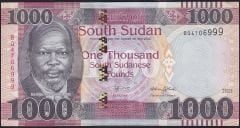 South Sudan 1000 Pound 2021 Çilaltı Çil 999