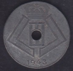 BELÇİKA 10 CENT 1943