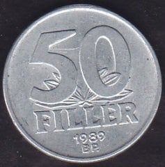 Macaristan 50 Filler 1989