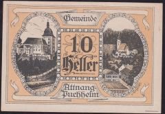 Avusturya 10 Heller Notgeld 1921 Çil