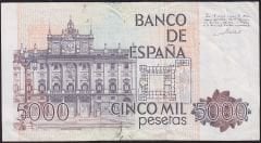 İspanya 5000 Pesetas 1979 Çok Temiz+