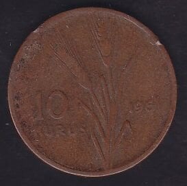 1961 Yılı 10 Kuruş