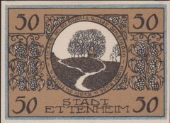 Almanya 50 Pfennig Notgeld 1922 Çil
