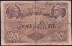 Almanya 20 Mark 1914 Çok Temiz