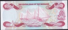 Bahamas 3 Dolar 1974