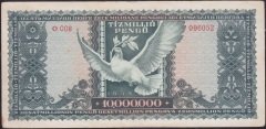 Macaristan 10000000 Pengo 1945 Çok Çok Temiz +