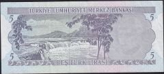 6.Emisyon 2.Tertip 5 Lira J42 022541 Çok Temiz+