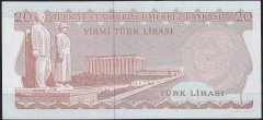 6.Emisyon 3.Tertip 20 Lira G40 393557 Çilaltı Çil