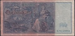 Almanya 100 Mark 1910 Haliyle