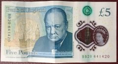 İNGİLTERE 5 POUND 2015 ÇÇT POLYMER