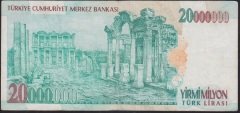 7.EMİSYON 20 000 000 LİRA D38 141594 ÇOK TEMİZ +