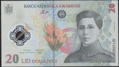 Romanya 20 Lei 2021 Çil Polimer Pick 119A/a
