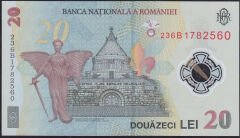 Romanya 20 Lei 2021 Çil Polimer Pick 119A/a