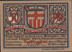 Almanya 50 Pfennig Notgeld 1920 Çil