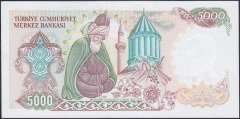 7.Emisyon 2.Tertip 5000 Lira C58 233380 Çil