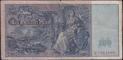 Almanya 100 Mark 1910 Haliyle