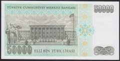 7.EMİSYON 2.TERTİP 50000 LİRA K88 799859 ÇİLALTI