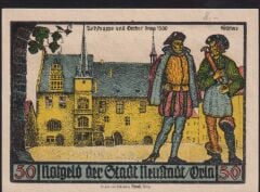 Almanya 50 Pfennig Notgeld 1921 Çil