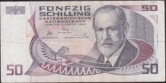 Avusturya 50 Şilin 1986 Çok Temiz