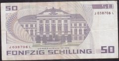 Avusturya 50 Şilin 1986 Çok Temiz