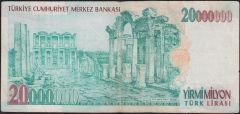 7.Emisyon 20 000 000 Lira C77 329313 Çok Temiz