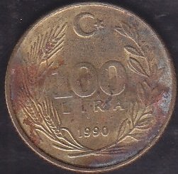 1990 YILI 100 LİRA