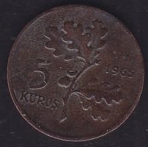 1965 Yılı 5 Kuruş