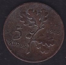 1965 Yılı 5 Kuruş