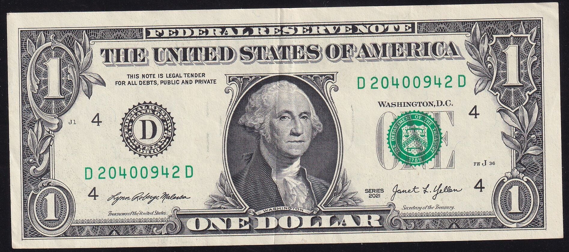 Amerika 1 Dolar 2021 Ççt Çilaltı