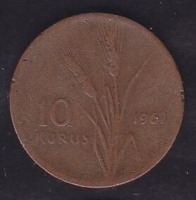 1962 Yılı 10 Kuruş