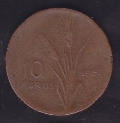 1962 Yılı 10 Kuruş