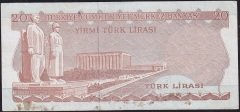 6.Emisyon 3.Tertip 20 Lira G33 553651 Çok Temiz