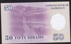 Tacikistan 50 Diram 1999 Çil Pick 13 DD000