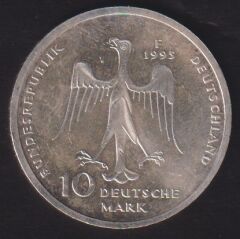 Almanya 10 Mark 1995 Gümüş (Aslan Henry'nin Ölümünün 800. Yıldönümü)