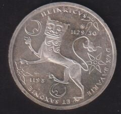 Almanya 10 Mark 1995 Gümüş (Aslan Henry'nin Ölümünün 800. Yıldönümü)