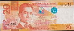 Filipinler 20 Piso 2022 Çil Pick 206i ( 888 )