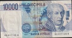 İtalya 10000 Lire 1984 Çok Temiz+ Pick 112c