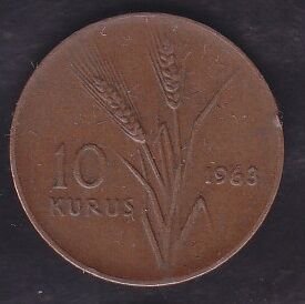 1963 Yılı 10 Kuruş