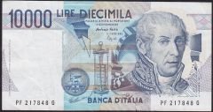 İtalya 10000 Lire 1984 Temiz