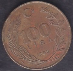 1988 YILI 100 LİRA