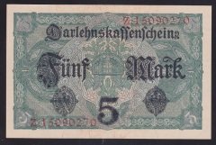 ALMANYA 5 MARK 1917 ÇİLALTI ÇİL - Z SERİSİ
